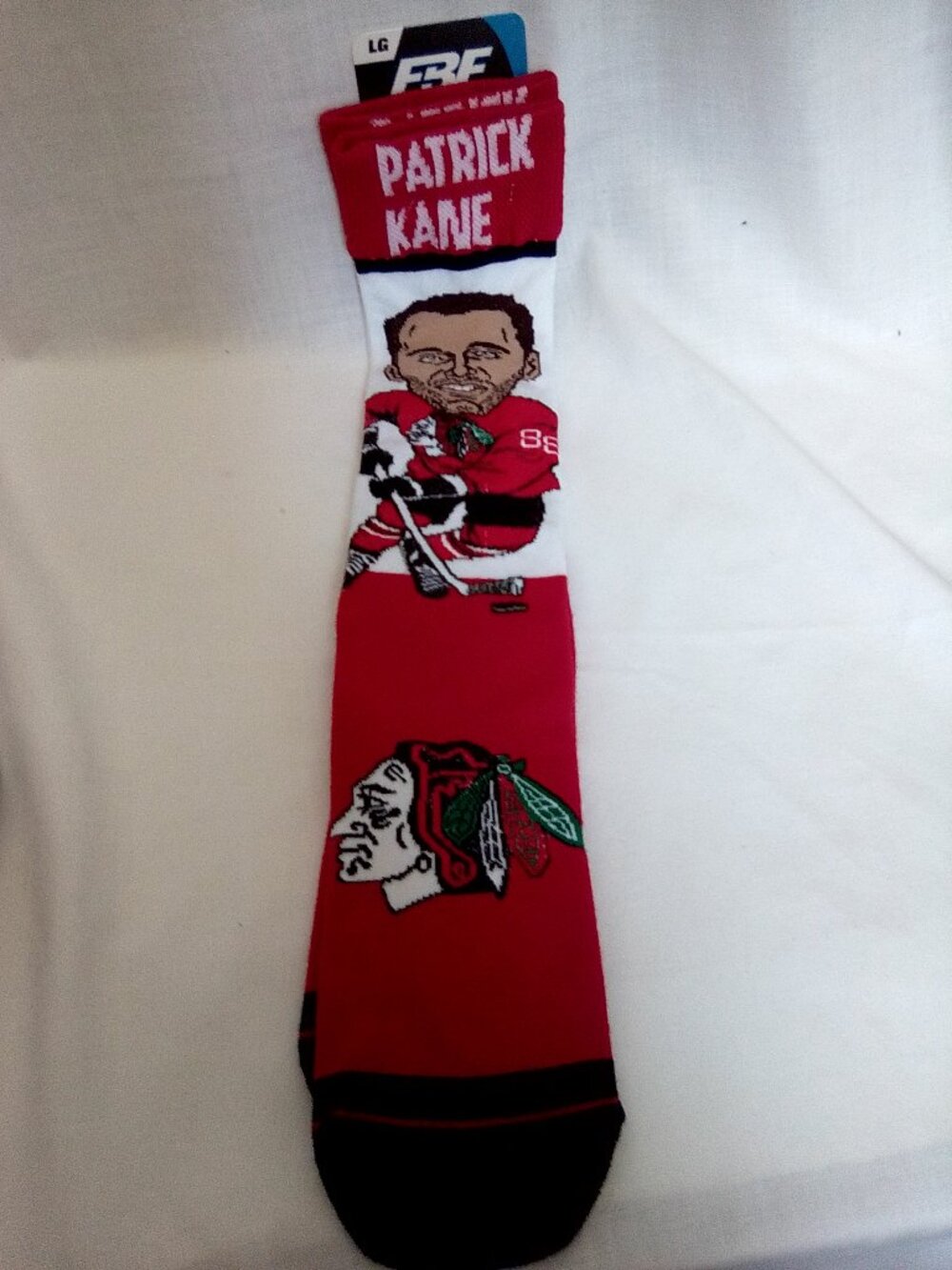 FBF Originals Patrick Kane Chicago Blackhawks socks NWT Large